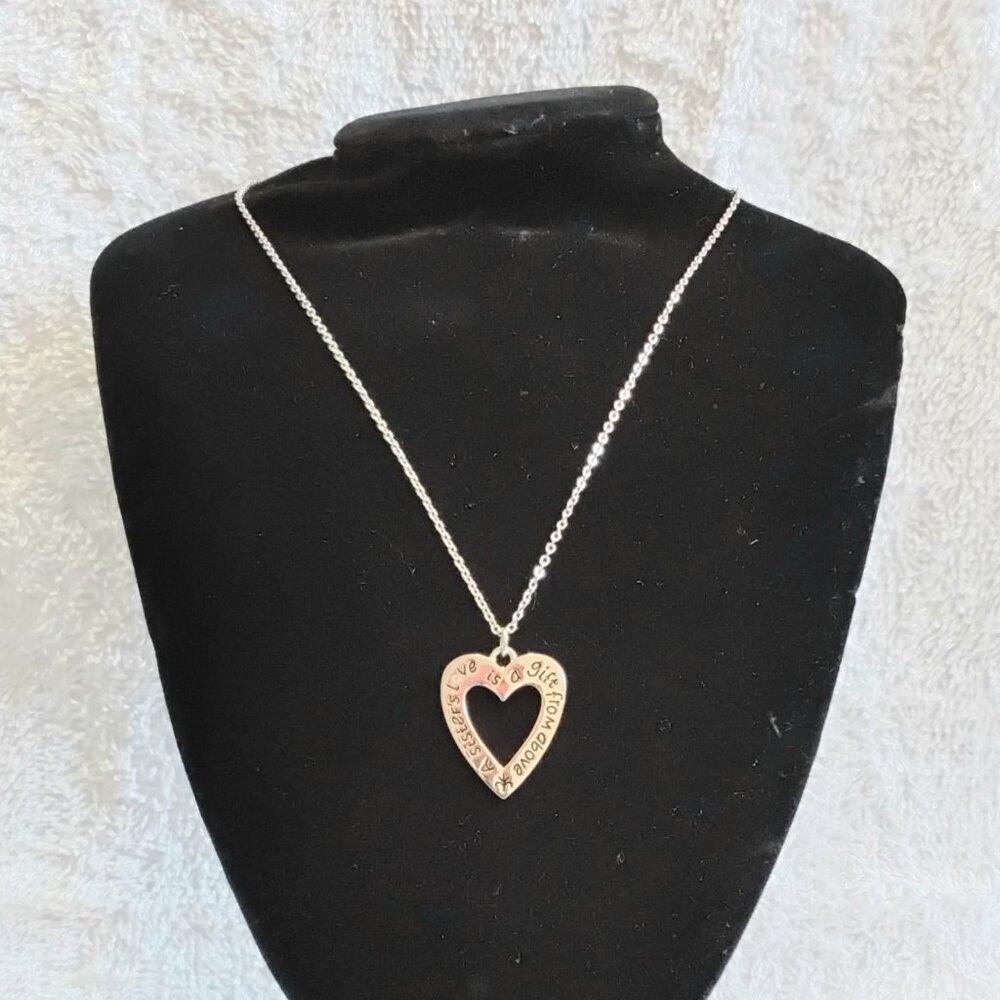 BNWOT 3/$25 Florence Scovel A Sisters Love... 19" Chain/Charm Fashion Jewelry!!